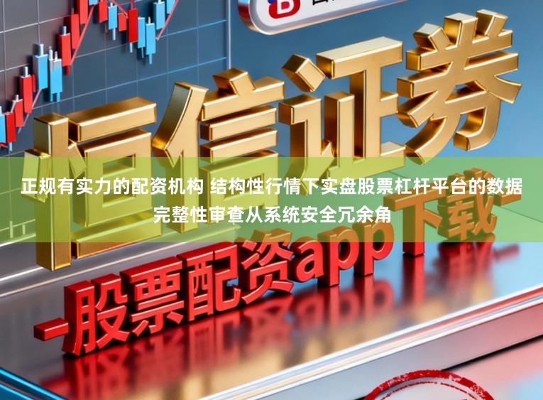 正规有实力的配资机构 结构性行情下实盘股票杠杆平台的数据完整性审查从系统安全冗余角