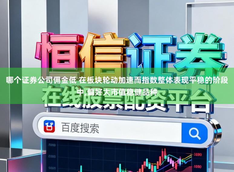哪个证券公司佣金低 在板块轮动加速而指数整体表现平稳的阶段中,偏好大市值稳健品种