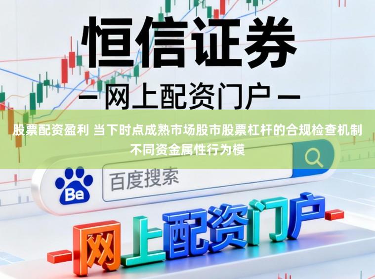 股票配资盈利 当下时点成熟市场股市股票杠杆的合规检查机制不同资金属性行为模