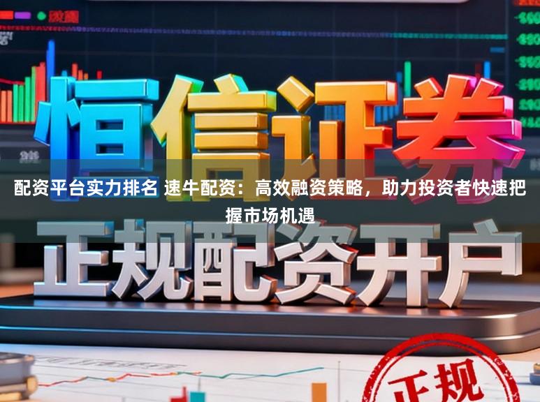 配资平台实力排名 速牛配资：高效融资策略，助力投资者快速把握市场机遇