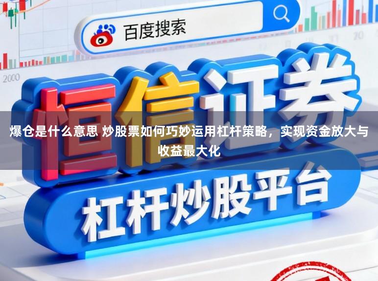 爆仓是什么意思 炒股票如何巧妙运用杠杆策略，实现资金放大与收益最大化